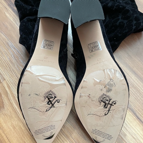 Free People OTK Velvet Leopard Boots - Picture 8 of 11